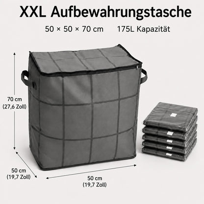 XXL 175L Aufbewahrungstasche – Mehr Platz für Kleidung, Decken & Bettwäsche