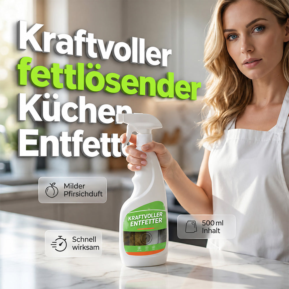 🆙🍳🧽 clakryna® Küchen-Tiefenreiniger – Entfernt hartnäckiges Fett & Eingebranntes ohne stundenlanges Schrubben