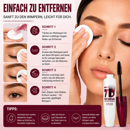 👉🔥 Letzte 24 Stunden: 1 kaufen, 1 GRATIS dazu! — clakryna® 7D Colossal Mascara | Lifting, Volumen & wischfester Wow-Effekt