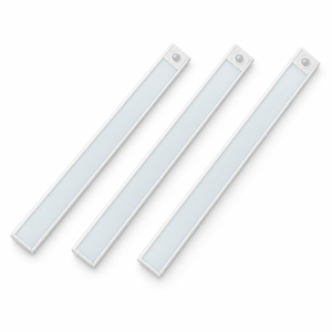💡 clakryna® LED-Unterbauleuchte mit Bewegungsmelder – 3 Lichtfarben, kabellos & wiederaufladbar