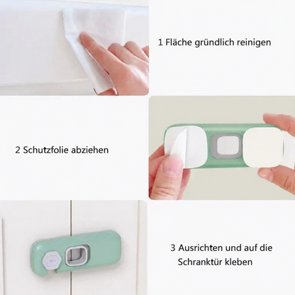 👶🔒 clakryna® Kindersicherung für Schränke & Kühlschrank
