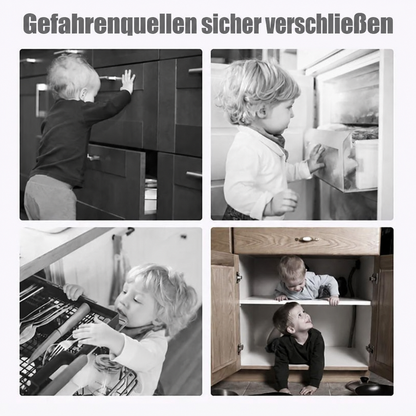 👶🔒 clakryna® Kindersicherung für Schränke & Kühlschrank