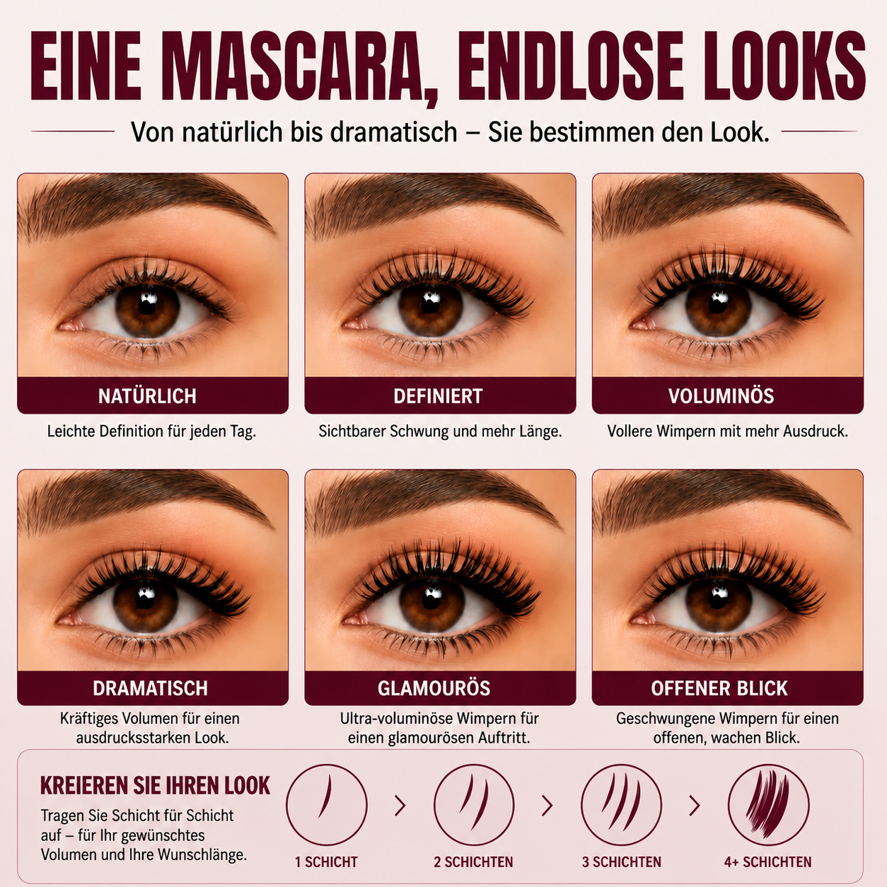 👉🔥 Letzte 24 Stunden: 1 kaufen, 1 GRATIS dazu! — clakryna® 7D Colossal Mascara | Lifting, Volumen & wischfester Wow-Effekt