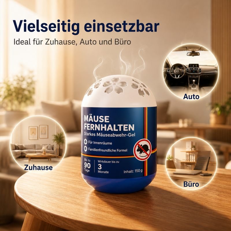 🛡️clakryna®  Mäuse fernhalten – mit natürlichem Anti-Mäuse-Gel