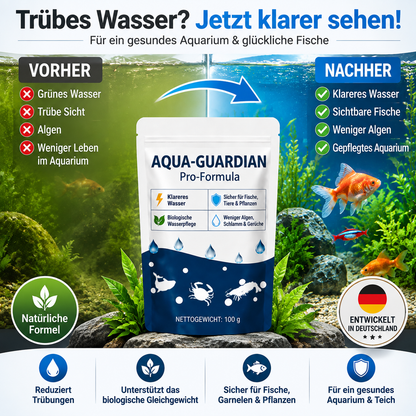 🫧 clakryna® Aqua-Guardian Pro Formula – Für kristallklares Aquariumwasser