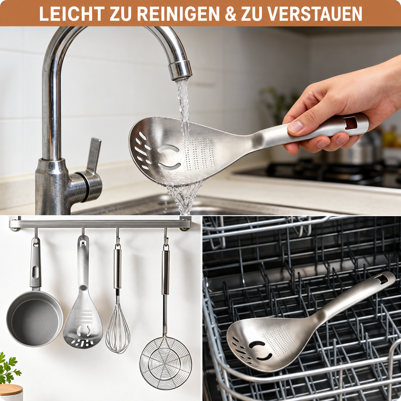 ✨ clakryna® Multifunktions-Küchenhelfer Ein Löffel ersetzt mehrere Küchenwerkzeuge