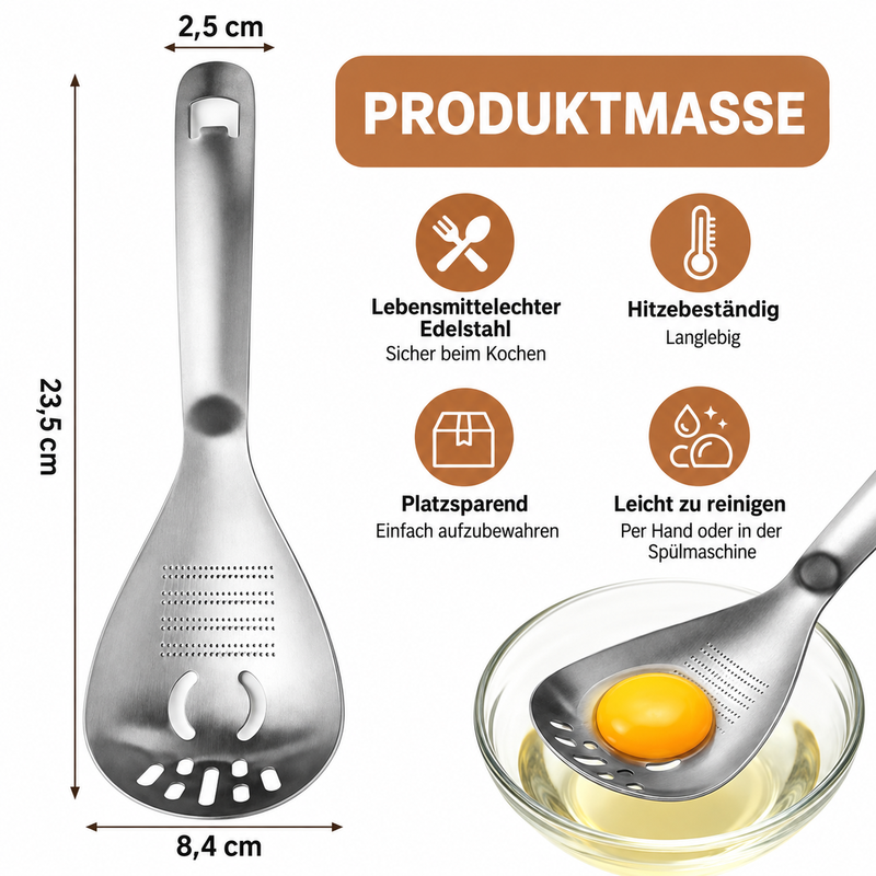 ✨ clakryna® Multifunktions-Küchenhelfer Ein Löffel ersetzt mehrere Küchenwerkzeuge