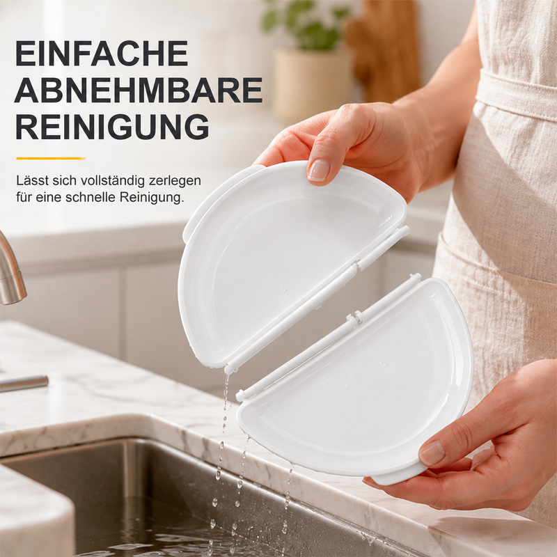 🍳 clakryna®  2-in-1 Mikrowellen Eierkocher – Schnelles Frühstück ohne Pfanne