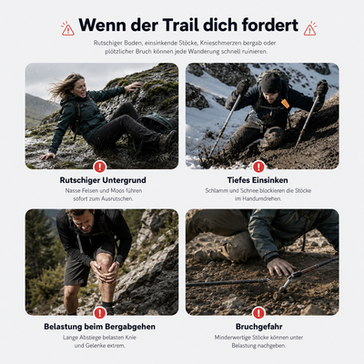 🏔️ clakryna® Trekkingstöcke – Mehr Stabilität & Komfort bei jeder Wanderung