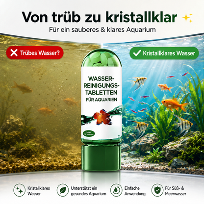✨💧 clakryna® Aquarium-Wasserpflege für kristallklares Wasser