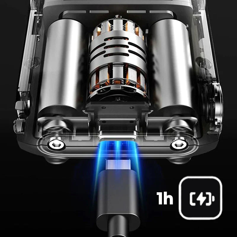 🔥🪒Tragbarer Mini-Elektrorasierer – Wasserdichter Reiserasierer für Herren (USB-C & Taschenformat)